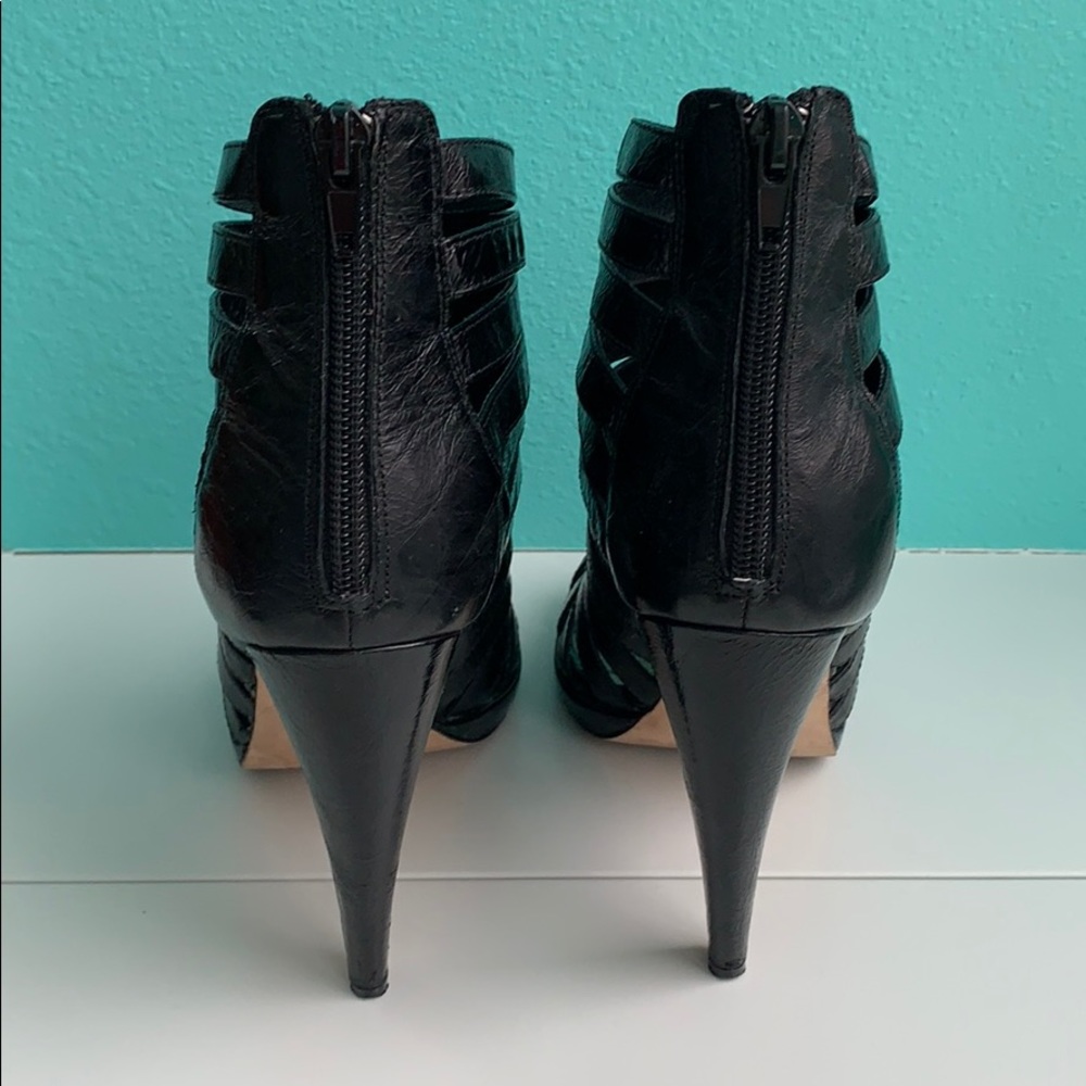 Anthro x Dolce Vita Black Gladiator Heels - Picture 5 of 10